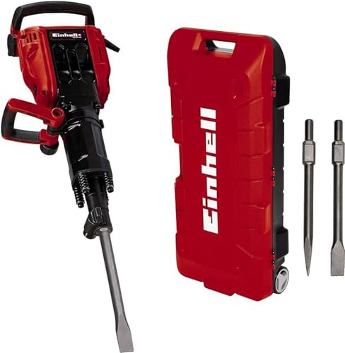 Einhell Te-Dh 50 Martello Demolitore (220-240 V, 1700 W, Percussioni Min. 1800,Forza Percussione 50 Joule, Attacco Sds-Hex, Valigia Carrellata, Incl.