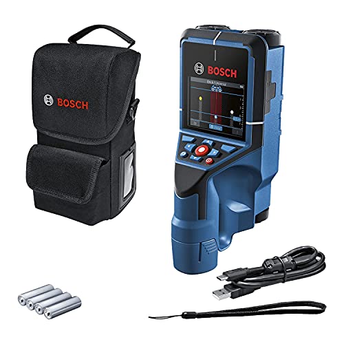 Bosch Professional Wall Scanner D-Tect 200 C (Rilevamento Di Cavi Non/Sotto Tensione, Metallo, Tubi Di Plastica, Montanti In Legno E Cavità, Cavo Usb-