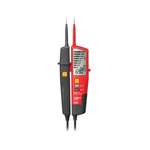 Uni-T Mie0196/Ut18D Multimetro Tester Di Tensione, Test Di Passaggio E Rcd, Ip65, Display Lcd