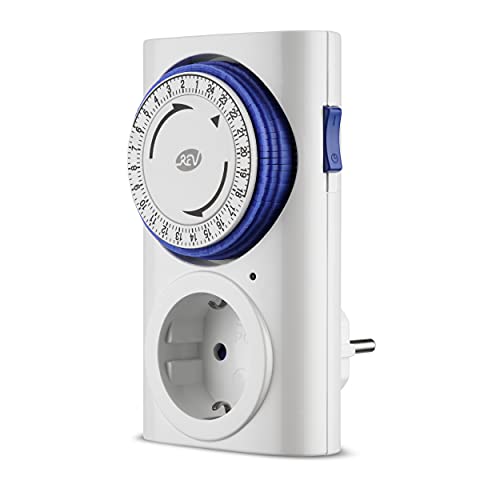 Rev Ritter 0025400103 - Presa Timer Meccanica Professionale, Colore Bianco