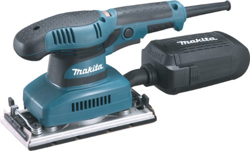 Makita Bo3711 Levigatrice Orbitale Con Base Rettangolare, 190W, 4000-11000 Orb/Min