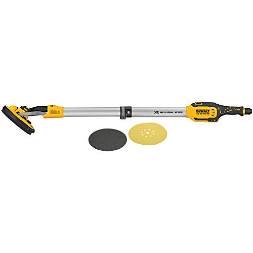 Dewalt Dce800N-Xj - Levigatrice A Batteria A Secco, Con Manico Telescopico, 18 V