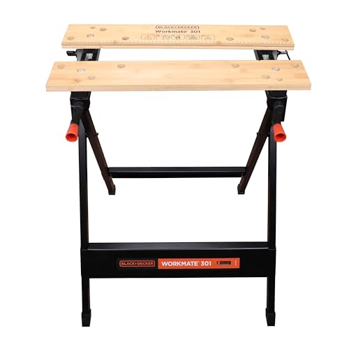 Black+Decker Wm301-Xj Banco Da Lavoro Workmate Ad Altezza Fissa
