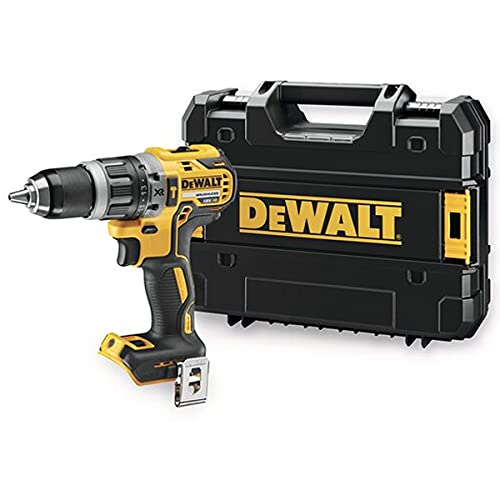 Dewalt Dcd796Nt-Xj Trapano Avvitatore Percussione, 2 Velocità, Motore Brushless In Valigetta Tstak Senza Batteria E Caricabatterie, 18 V, Corpo Macchi