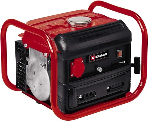 Einhell Tc-Pg 10/E5 Generatore Di Corrente (Miscela, Motore 2 Tempi, 680 W, Presa Da 230 V, Telaio Portante, Stabili Piedini, Interruttore Magnetoterm