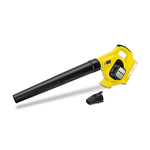 Kärcher Soffiatore A Batteria 18 V Lbl 2, Velocità Dell'Aria 210 Km/H, Tubo Di Soffiaggio Rimovibile, Ugello Piatto Con Bordo Raschiante, Peso 2 Kg, U