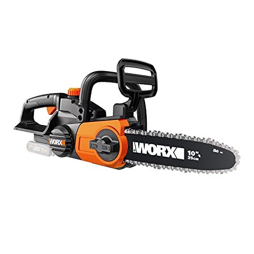 Worx Wg322E.9 Elettrosega Sega Da Giardino A Batteria 20V Motosega Elettrica Da Potatura, Diam. 25 - Solo Corpo Macchina