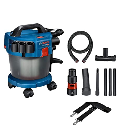 Bosch Professional 18V System Aspiratore Industriale Gas 18V-10 L (Senza Batteria, Incl. Tubo Flessibile 1,6 M, 3 Tubi Di Prolunga)