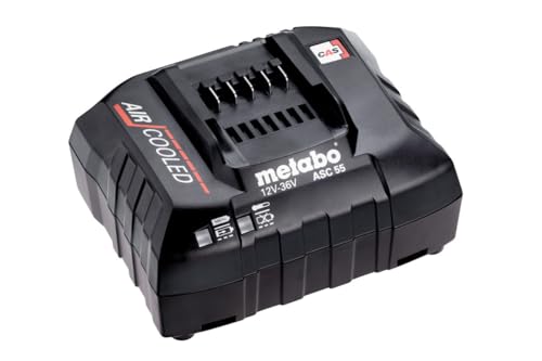 Metabo 627044000 Caricabatterie Asc 55 Air Cooled, 12-36 V