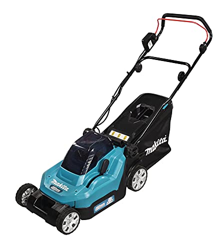 Makita Dlm382Pm2 Tosaerba A Batteria 38 Cm, 2 X Bl1840B, 4 Ah, Dc18Rd, 40 L