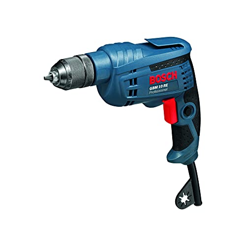 Bosch Professional Trapano Gbm 10 Re (Motore Da 600 Watt, Mandrino A Cambio Rapido 1-10 Mm)