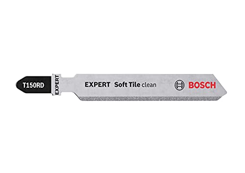 Bosch Accessories 3X Lame Per Seghetto Alternativo Expert `Soft Tile Clean` T 150 Rd (Per Piastrelle Morbide, 83 Mm Accessorio Seghetto Alternativo)