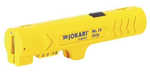 Jokari T30140 Spelafili N. 14 (Per Cavi In Pvc Con Ø Da 4,4 A 29,9 Mm, Per Spelare Nelle Scatole Di Derivazione, Incl. Lama Per Taglio Longitudinale)