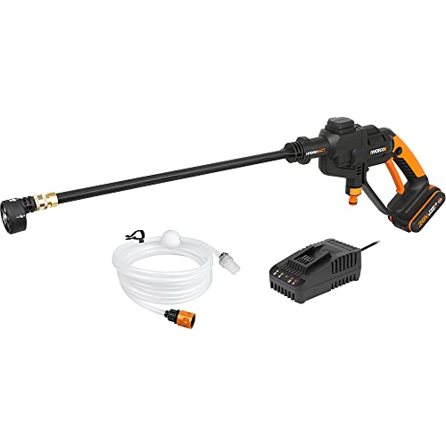 Worx Idropulitrice A Batteria 20V Wg620E 120L/H Batteria 2Ah E Caricatore Inclusi