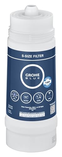Grohe Filtro A 5 Fasi, Filtro Di Ricambio Per Sistemi Grohe Blue, Per Esaltare Il Gusto Dell’Acqua, Ridurne Il Residuo Fisso E Il Calcare, Taglia S Ca