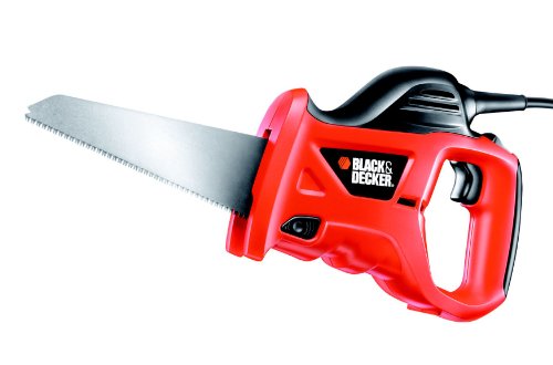 Black+Decker Ks880Ec-Qs Sega Multifunzione + 1 Lama, 400 W, 230 V, Black,Red