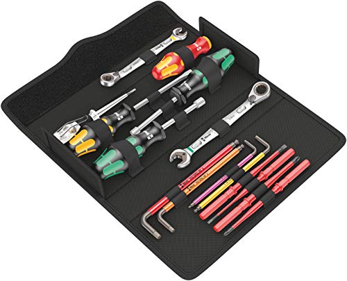 Wera 05136026001 Kraftform Kompakt Sh 2 Idro - Termo - Sanitario, Serie Utensili Isolati Vde, 15 Pezzi