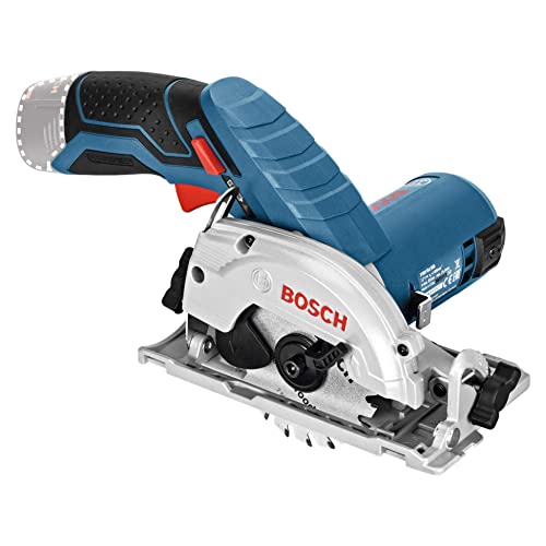 Bosch Professional Gks 12V-26 Sega Circolare A Batteria, 1400 Giri/Minuto, Solo, Carton,1.4 Kg, 12 V, Blu / 06016A1001