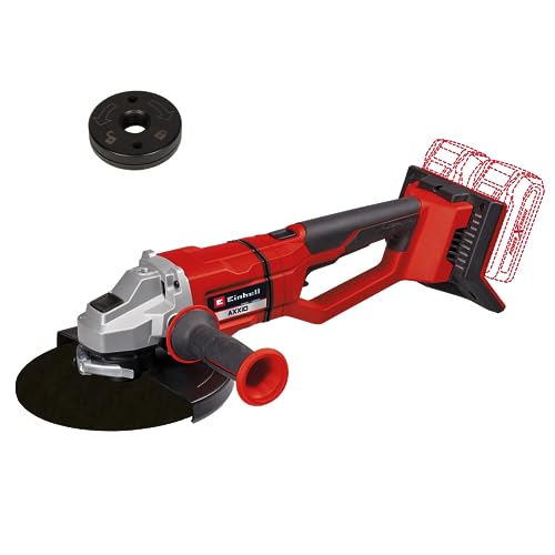 Einhell Smerigliatrice Angolare A Batteria Axxio 36/230 Q Power X-Change (36 V, 230 Mm Diametro Disco, 70 Mm Profondità Taglio, Brushless, Quick-Fix-N