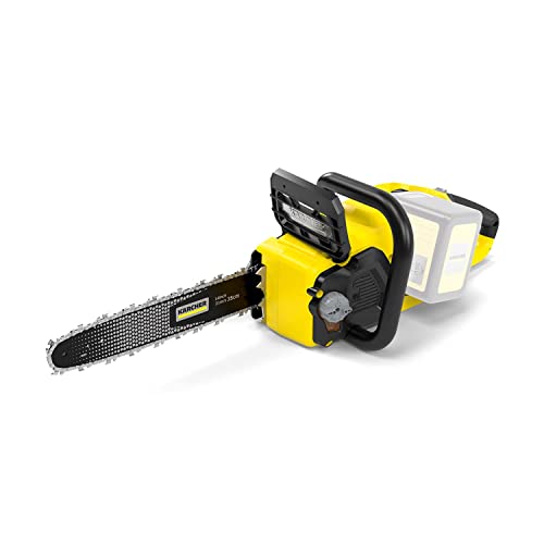 Kärcher Motosega Con Batteria Da 36 V Cns 36-35, Barra Di Guida 35 Cm, Lubrificazione Automatica Catena, Paraurti, Potenza Massimo 100-200 Tagli, Util