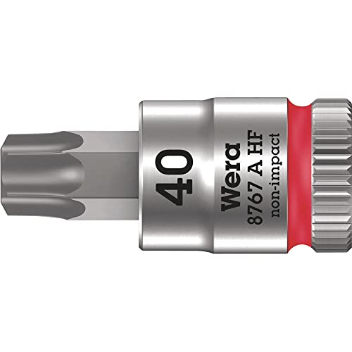 Wera, 'Wera 05003360001 8767 A Hf Torx Douille-Embout Zyklop Innesto A Bloccaggio Rapido 1/4 Con Funzione Di Ritenuta, Blu, 05003371001