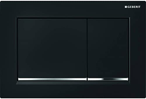 Geberit 115080Km1 Omega 30 115.080.Km.1 Risciacquo A 2 Volumi Cromato Lucido/Nero