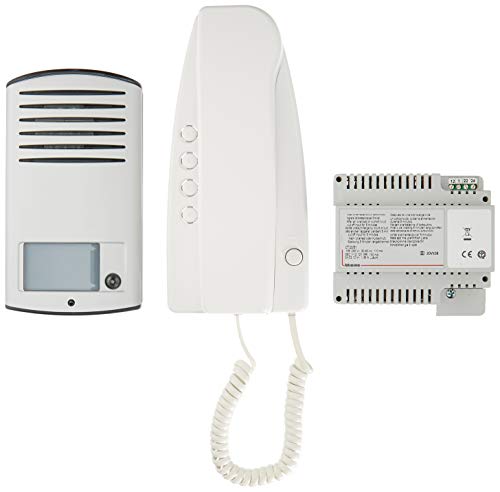 Bticino 363211 Kit Audio Analogico Monofamiliare Con Posto Esterno Linea 2000 E Citofono Sprint