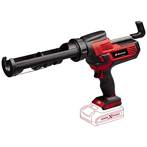 Einhell Power X-Change - Pistola Per Sigillatura Senza Fili, 18 V, Antigoccia, Velocità Regolabile, 310 Mm, Pistola In Silicone Per Un'Applicazione Au