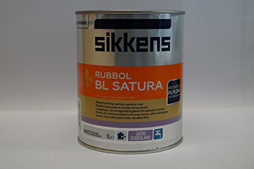 Sikkens Rubbol Bl Satura - Pu Finitura Satinata Ad Alta Resistenza Meccanica 1 Litro Bianco