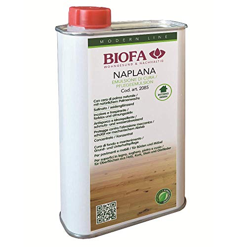Biofa 4061 / 2085 Naplana Cura E Cera Naturale Per Pavimenti In Legno 1 Lt