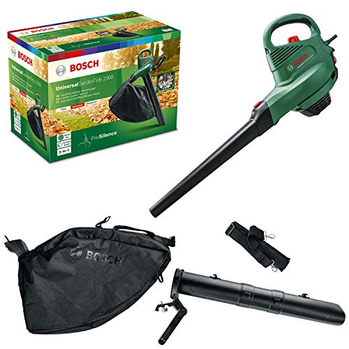 Bosch Home And Garden Soffiatore/Aspiratore Elettrico Universalgardentidy 2300, 2300 W, Sacco Di Raccolta Da 45 L, Velocità Variabile, Per Soffiare, A