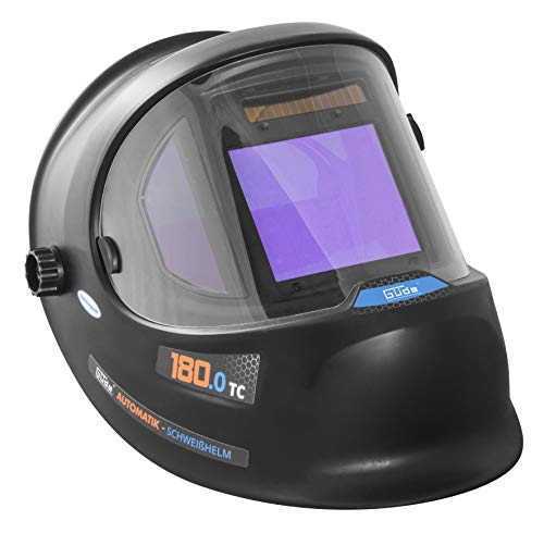 Güde Gsh 180-Tc-2 - Casco Per Saldatura Automatico, Colore: Nero