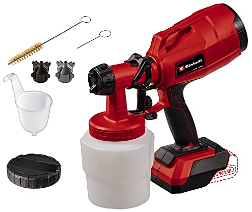 Einhell Sistema Verniciatura A Spruzzo Tc-Sy 18/60 Li-Solo Power X-Change (Li-Ion, 18 V, Portata 650 Ml/Min, Cont. Vern. 800 Ml, Incl. Ugello 2,0 Mm E