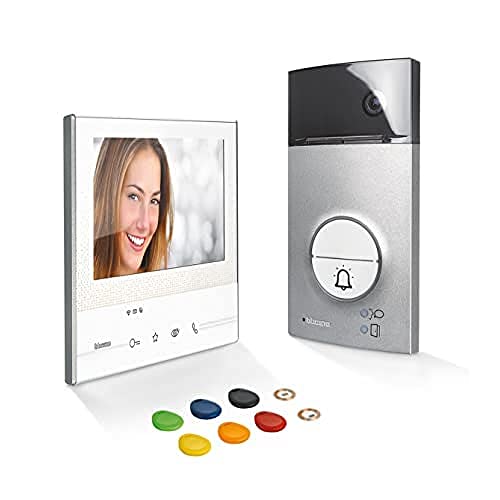 Bticino 363911 Kit Videocitofono Wifi Monofamiliare, 1 Pulsantiera Esterna Con Campanello E Telecamera + 1 Monitor Interno 7"" Touchscreen Con Vivavoc