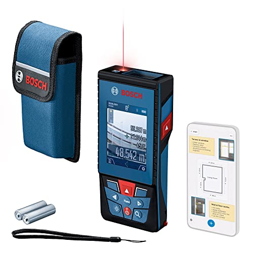 Bosch Professional Distanziometro Laser Glm 100-25 C (Telecamera Integrata, Raggio D'Azione: Fino A 100 M, Robusto, Ip54, ± 1,5 Mm*, 3 Batterie Aa, Ci