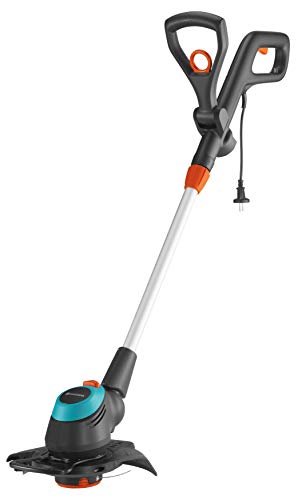 Gardena Trimmer Elettrico Easycut 450/25: Trimmer Con Impugnatura Regolabile, Testa Angolata E Archetto Di Protezione Per Piante Rimovibile, Diametro