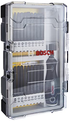 Bosch Accessories Set Da 37 Pz. Bit Di Avvitamento Extra Hard (Cacciaviti Con Impugnatura, Accessori Trapani & Avvitatori)