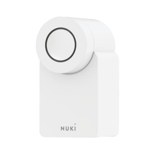 Nuki Smart Lock 3.0 Per Cilindro A Profilo Europeo, Serratura Intelligente Per Accesso Senza Chiave, Senza Viti O Forature, Serratura Elettronica Mont