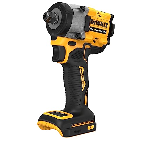 Dewalt Dcf922N-Xj Avvitatore Ad Impulsi A Batteria, 18 V, Presa Quadrata Esterna Con Bloccaggio A Sfera, Coppia Di Rilascio Di 610 Nm, Include Gancio