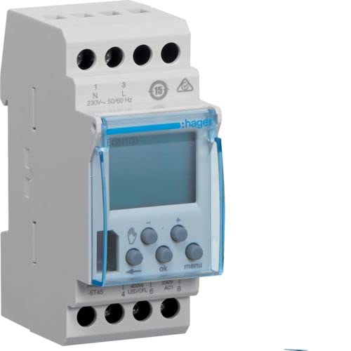 Hager Egn103 - Timer Digitale Per Guida