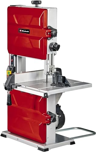 Einhell Sega A Nastro Tc-Sb 245 L (400 W, 726 M/Min, Larghezza Di Passaggio 245 Mm, Altezza Di Taglio Max. 101 Mm, Piano Di Taglio Regolabile, Guida P