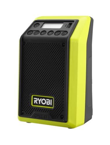 Ryobi Radio Bluetooth 18 V One+, Funzione Dab/Dab+, Senza Batteria E Caricatore
