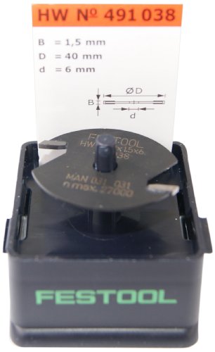 Festool Fresa De Disco Para Ranurar Hw D40X1,5