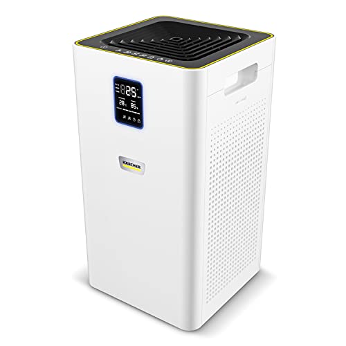 Kärcher Af 30 - Purificatore D'Aria Per Casa E Ufficio, Silenzioso, 5 Livelli Di Potenza, 2 Filtri Hepa Con Carbone Attivo Antibatterico, Bianco