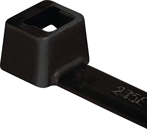 Hellermanntyton 111-03050 T30R-Pa66Hs-Bk - Fascette Stringicavo 150 Mm, 3,50 Mm, 100 Pezzi, Colore: Nero