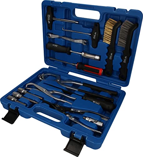 Brilliant Tools Universal-Bremstrommel Und Bremsscheiben-Werkzeug-Satz, 15-Tlg. Set Di Attrezzi Per Tamburo E Disco Freno, Alluminio, Non Specificato