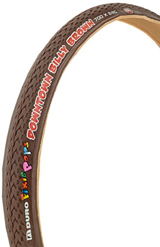 Point Duro Faltreifen Fixie Pops, Pneumatici Pieghevoli. Unisex Adulto, Marrone-Marrone Billi Centro Città, 700X23