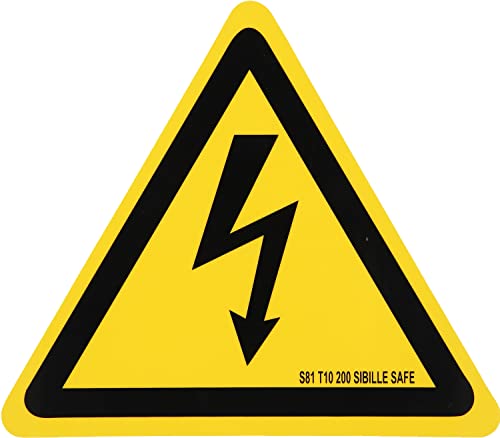 Hybrid Warning Sign - Flash For Working On Hybrid And Electric Vehicles, Plastic