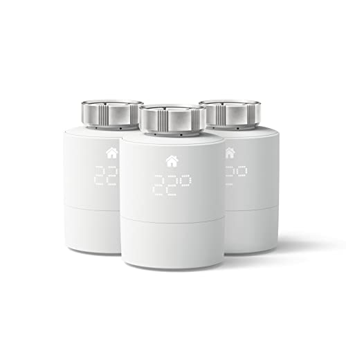 Tado° Testa Termostatica Intelligente, Set Da 3 – Accessorio Aggiuntivo Per Il Controllo Multi-Stanza – Gestione Intelligente Del Riscaldamento – Valv
