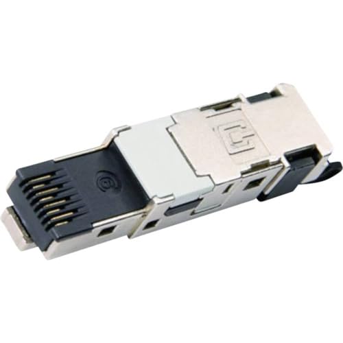 Telegärtner J80026A0046 Stx Ip20-Spina Rj45, Conf, Zinco-Grigio
